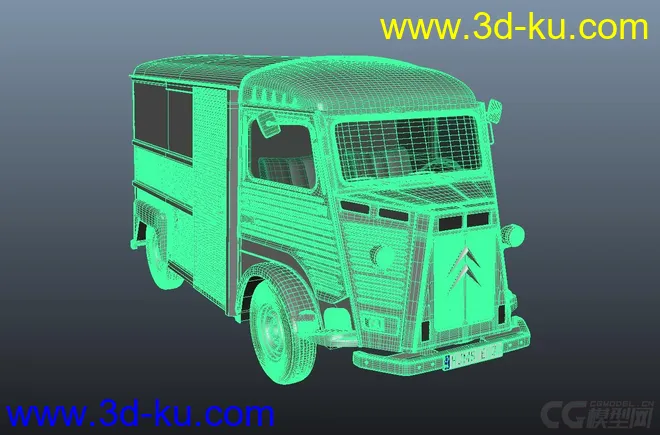 雪铁龙——老式 霸气铁皮大卡车 货物运输车 大型户外车模型的图片5