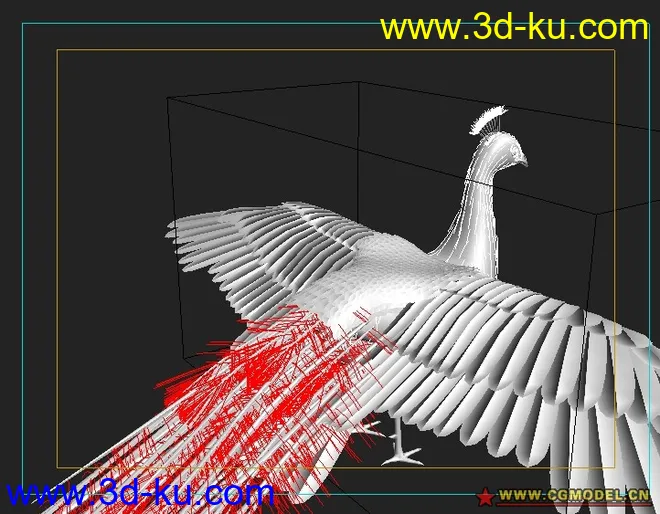 liujuan-3dsmax8孔雀模型的图片3