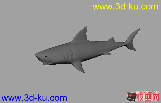 鲨鱼maya版模型的图片1
