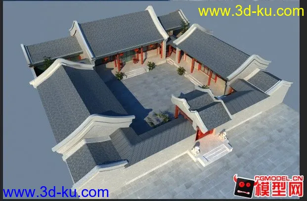 北京四合院模型的图片1