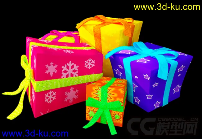 圣诞节马上到了 你们要给谁送礼物呢  礼物盒模型的图片1