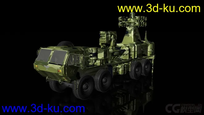 M979防空导弹发射车模型的图片1