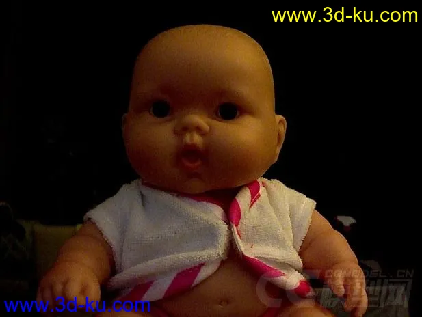可爱的婴儿 3D打印模型 STL格式的图片1