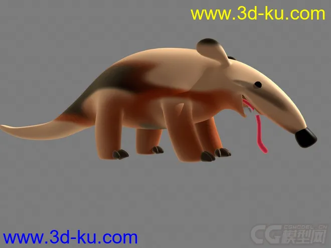 Anteater 食蚁兽模型的图片5