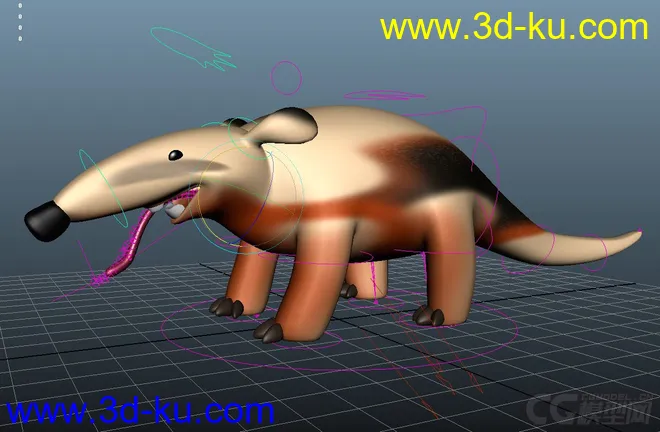 Anteater 食蚁兽模型的图片7