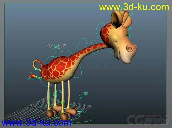 长颈鹿模型的图片2