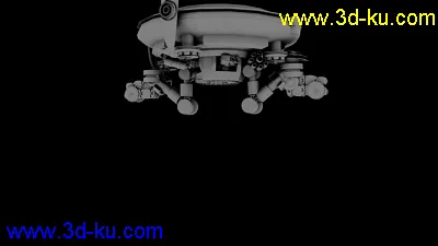 太空机械人，机器人，机械手，轴承臂模型的图片6