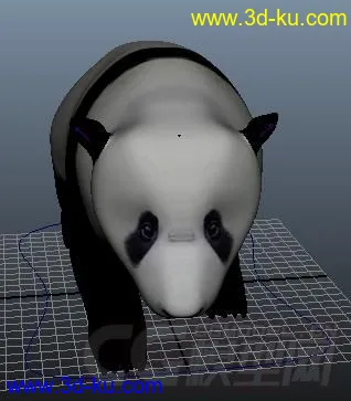 熊猫，带动画，模型的图片3