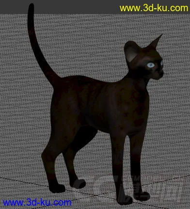一只黑猫模型的图片1