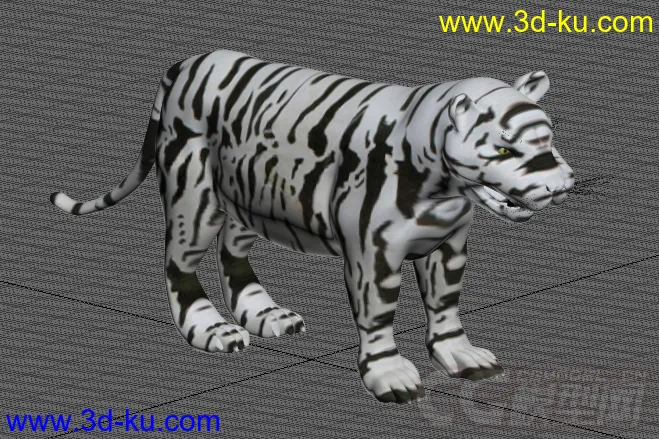 一只白虎模型的图片1