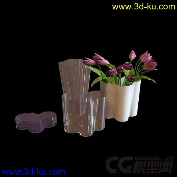 桌面装饰 花瓶模型的图片1