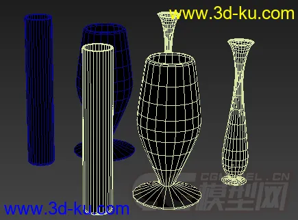 装饰物品 玻璃瓶 瓷瓶模型的图片2