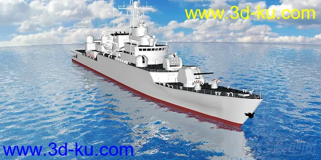 精模--洛阳号导弹护卫舰模型的图片6
