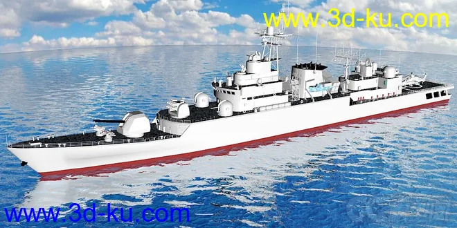 精模--洛阳号导弹护卫舰模型的图片7