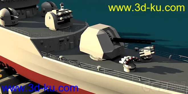 精模--洛阳号导弹护卫舰模型的图片9