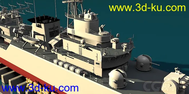 精模--洛阳号导弹护卫舰模型的图片10
