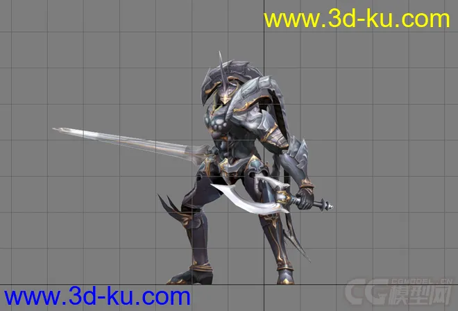 双手剑战士模型的图片2