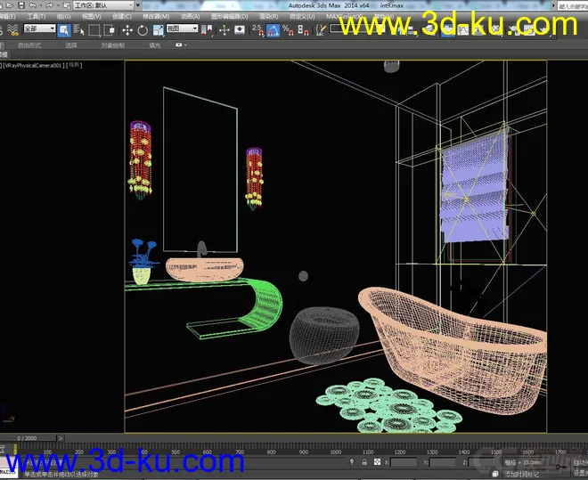 浴室场景模型的图片2