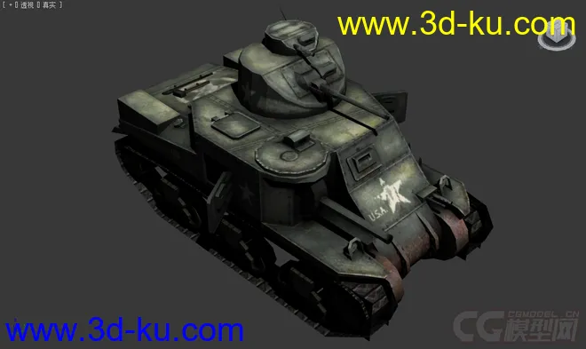 [全套军事模型]中型坦克系列独立分包Obj+贴图+MAX2012下载（不断更新）的图片4