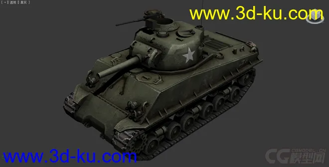 [全套军事模型]中型坦克系列独立分包Obj+贴图+MAX2012下载（不断更新）的图片11