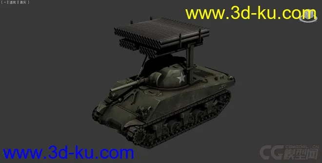 [全套军事模型]中型坦克系列独立分包Obj+贴图+MAX2012下载（不断更新）的图片13
