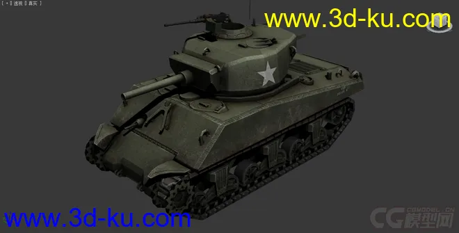 [全套军事模型]中型坦克系列独立分包Obj+贴图+MAX2012下载（不断更新）的图片15