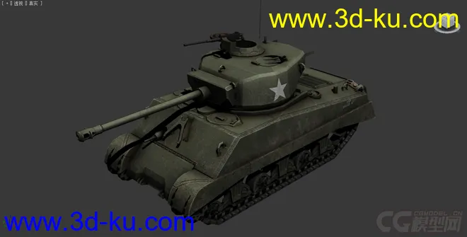 [全套军事模型]中型坦克系列独立分包Obj+贴图+MAX2012下载（不断更新）的图片17