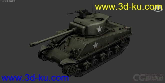 [全套军事模型]中型坦克系列独立分包Obj+贴图+MAX2012下载（不断更新）的图片18
