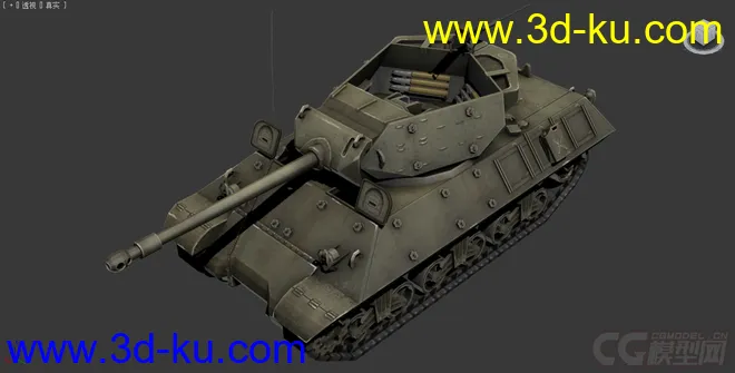 [全套军事模型]中型坦克系列独立分包Obj+贴图+MAX2012下载（不断更新）的图片19