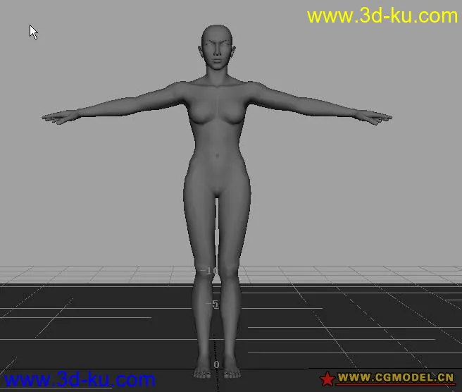 人体标准女模型---菜鸟高手必备的图片1