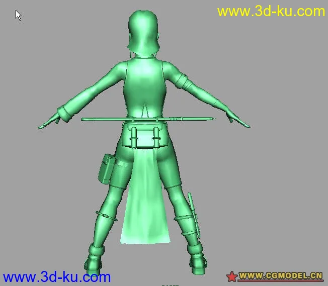 古典女武士模型的图片2