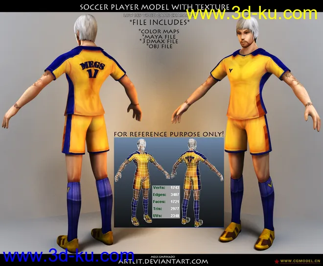 soccer player模型的图片1