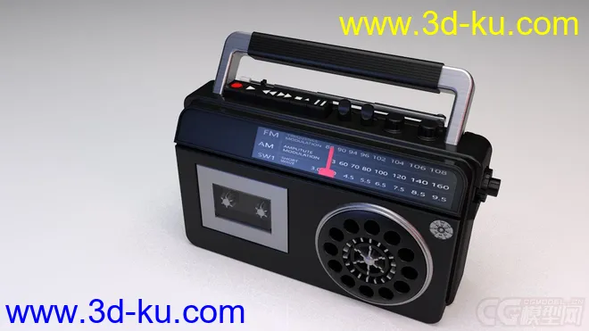 收音机 录音机模型的图片1