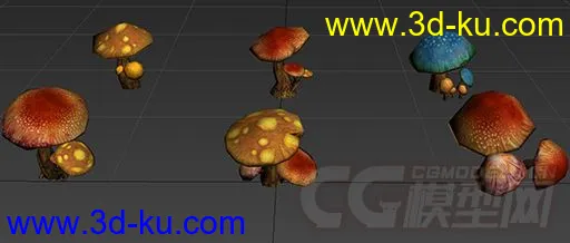 蘑菇模型的图片1