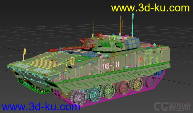 解放军zbd-04a zbd04a  解放军步兵战车模型的图片3