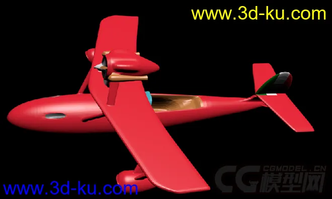 红猪的飞行艇模型的图片2