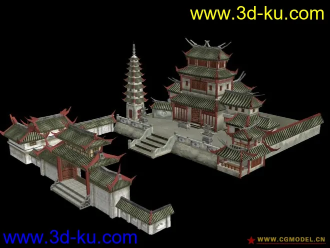 寺庙模型的图片1