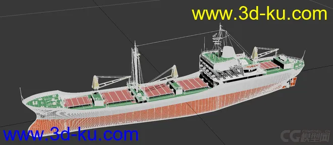 远洋货轮模型的图片2