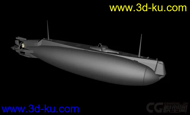 霍兰号潜艇 潜艇鼻祖模型的图片2