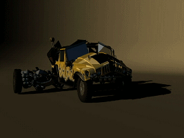 吉普车变形动画模型的图片1