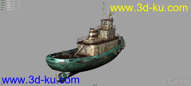 破旧的船模型的图片5