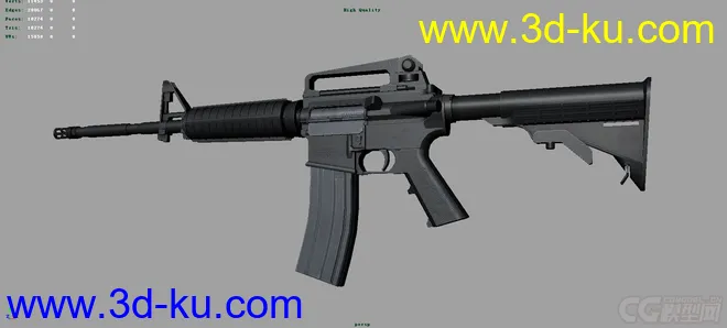 卡宾枪m4a1模型的图片1