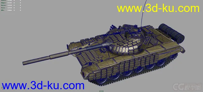T-72主战坦克模型的图片2
