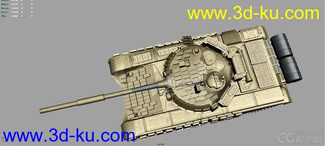 T-72主战坦克模型的图片3