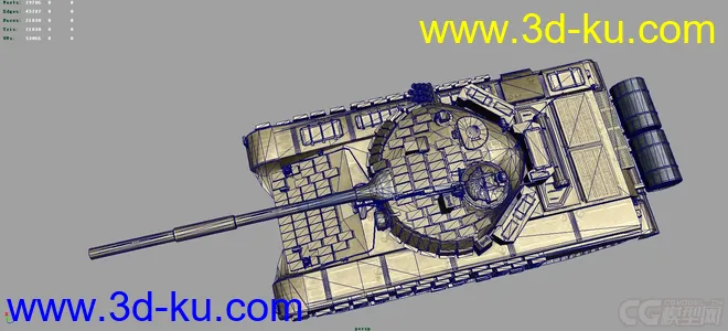 T-72主战坦克模型的图片4