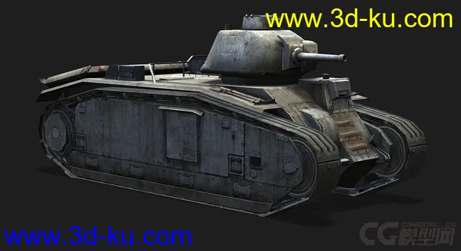 德国_B1-bis重型坦克模型的图片1