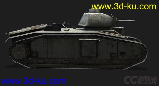 德国_B1-bis重型坦克模型的图片2