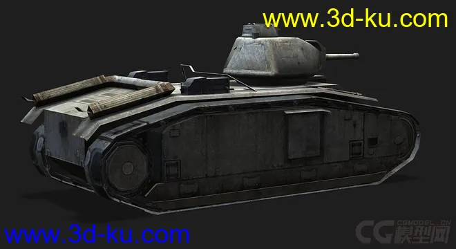 德国_B1-bis重型坦克模型的图片3