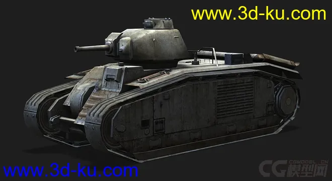 德国_B1-bis重型坦克模型的图片4