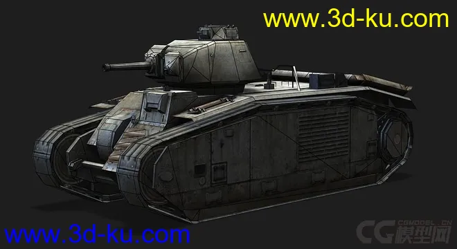 德国_B1-bis重型坦克模型的图片5